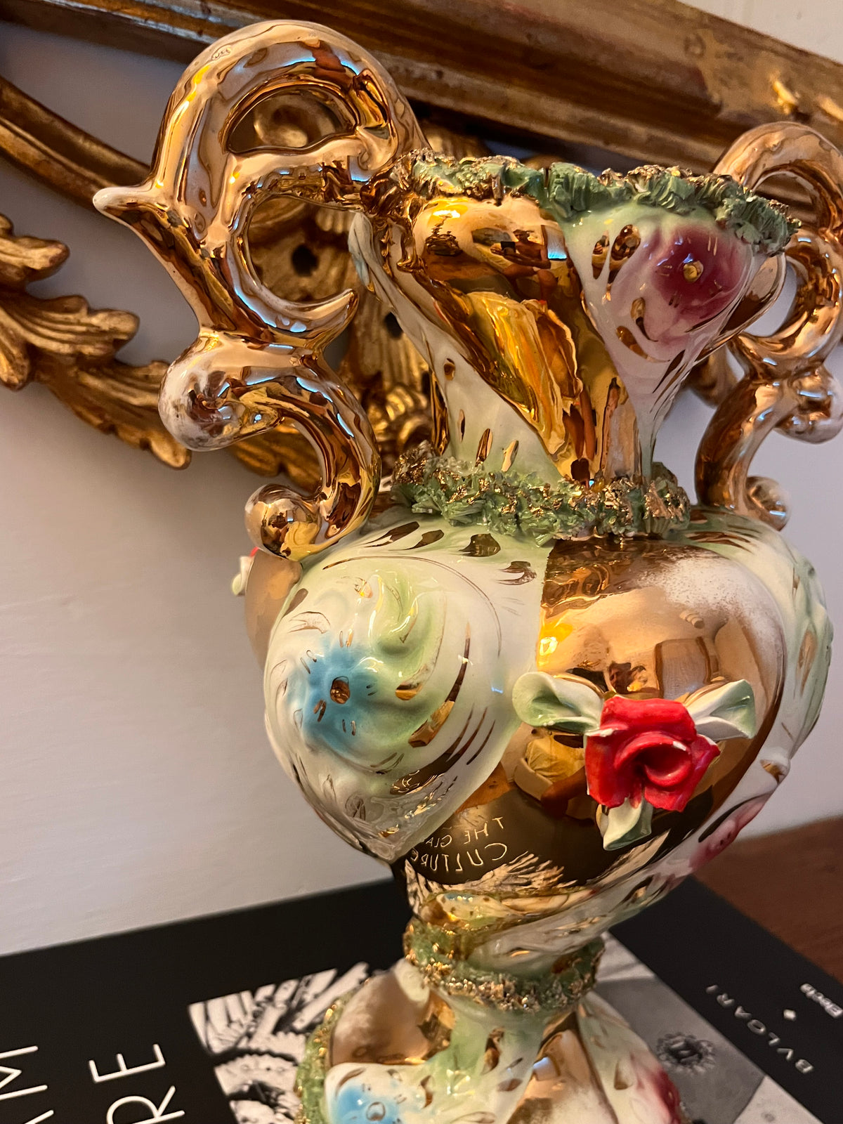Vaso anni 50 in porcellana/ceramica smaltata
colorato