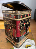 Vintage tea box with Chinese imagery