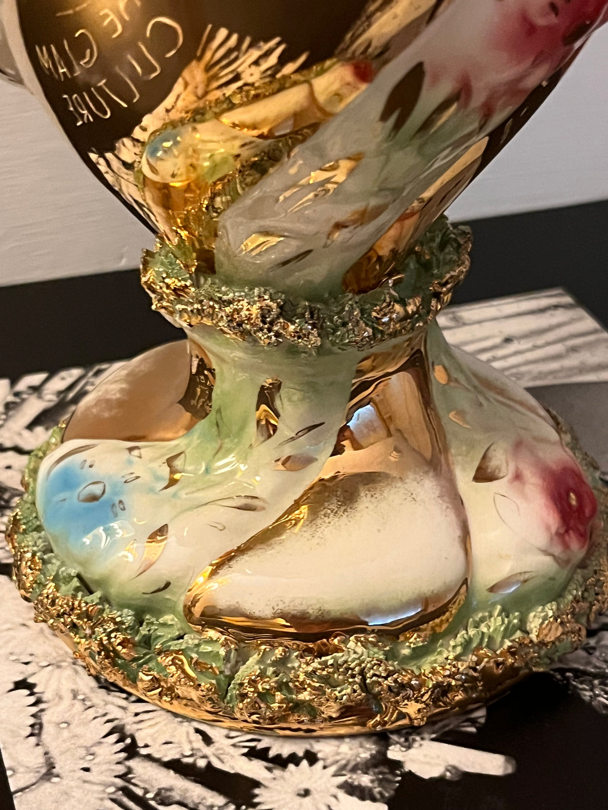 Vaso anni 50 in porcellana/ceramica smaltata
colorato