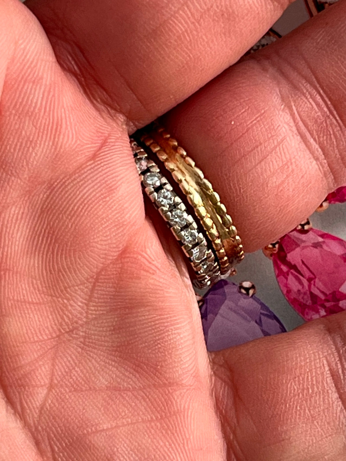 Anello in oro bianco 18K con brillanti