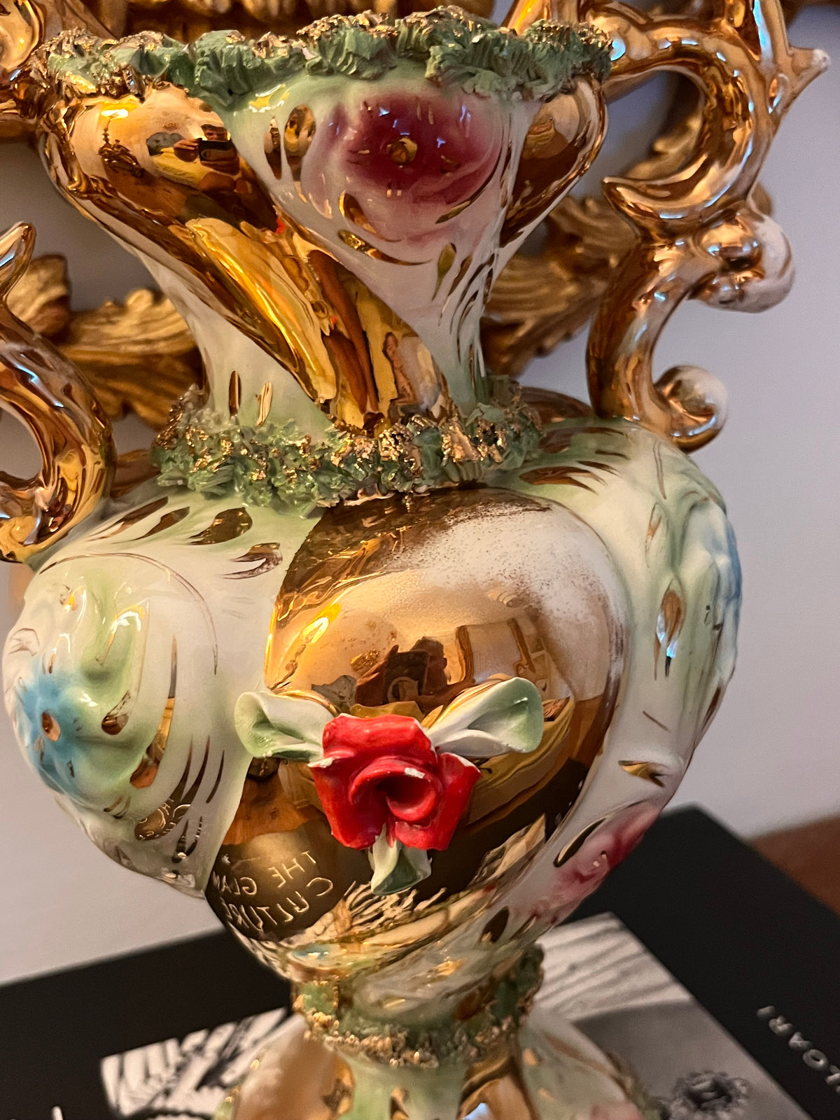 Vaso anni 50 in porcellana/ceramica smaltata
colorato