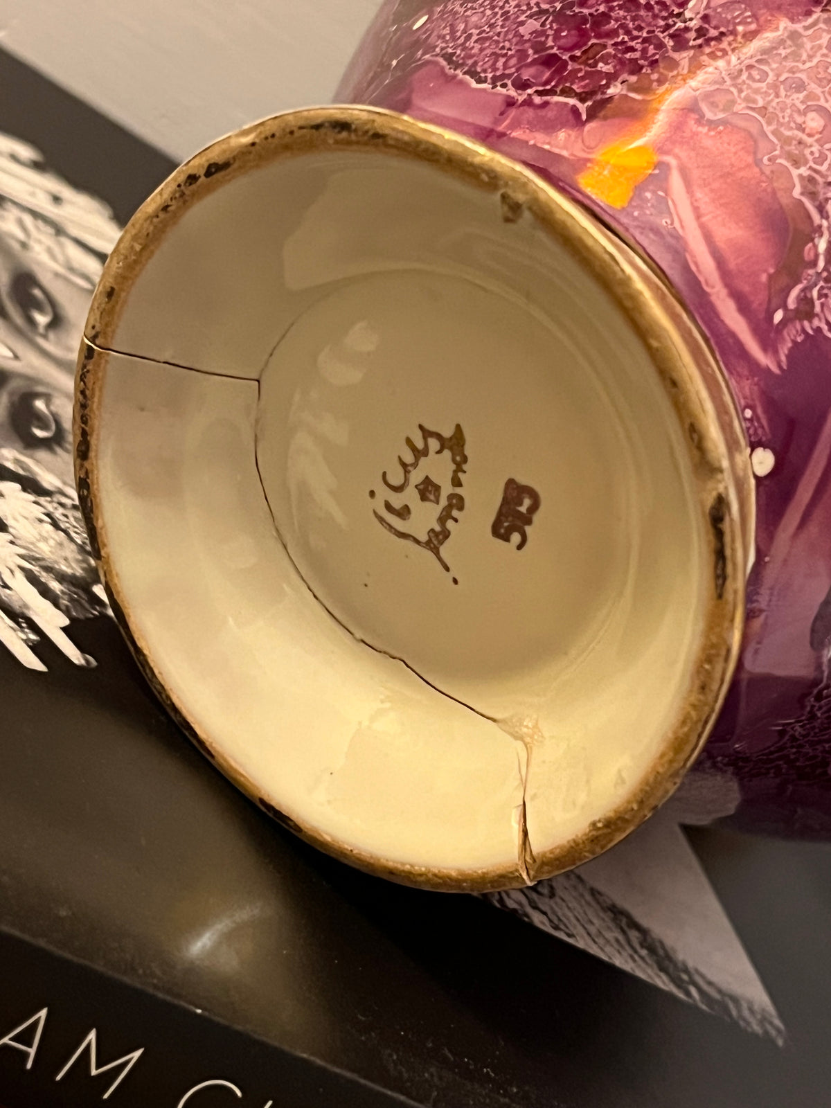 1950s SICAS ceramic vase from Sesto Fiorentino no. 513